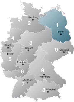 Deutschland nach Regionen