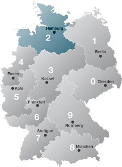 Deutschland nach Regionen