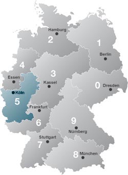 Deutschland nach Regionen