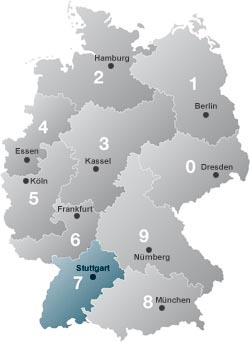 Deutschland nach Regionen