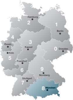 Deutschland nach Regionen